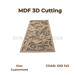 MDF 3D Cutting