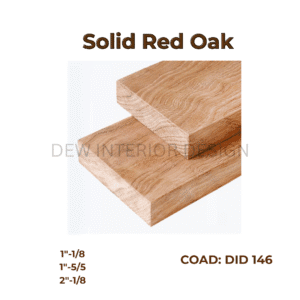 Solid Red Oak