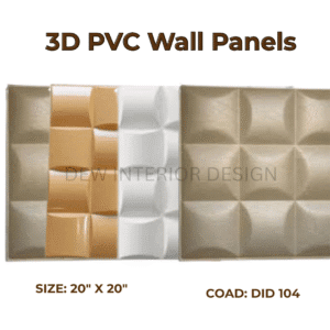 3D pvc wall panels